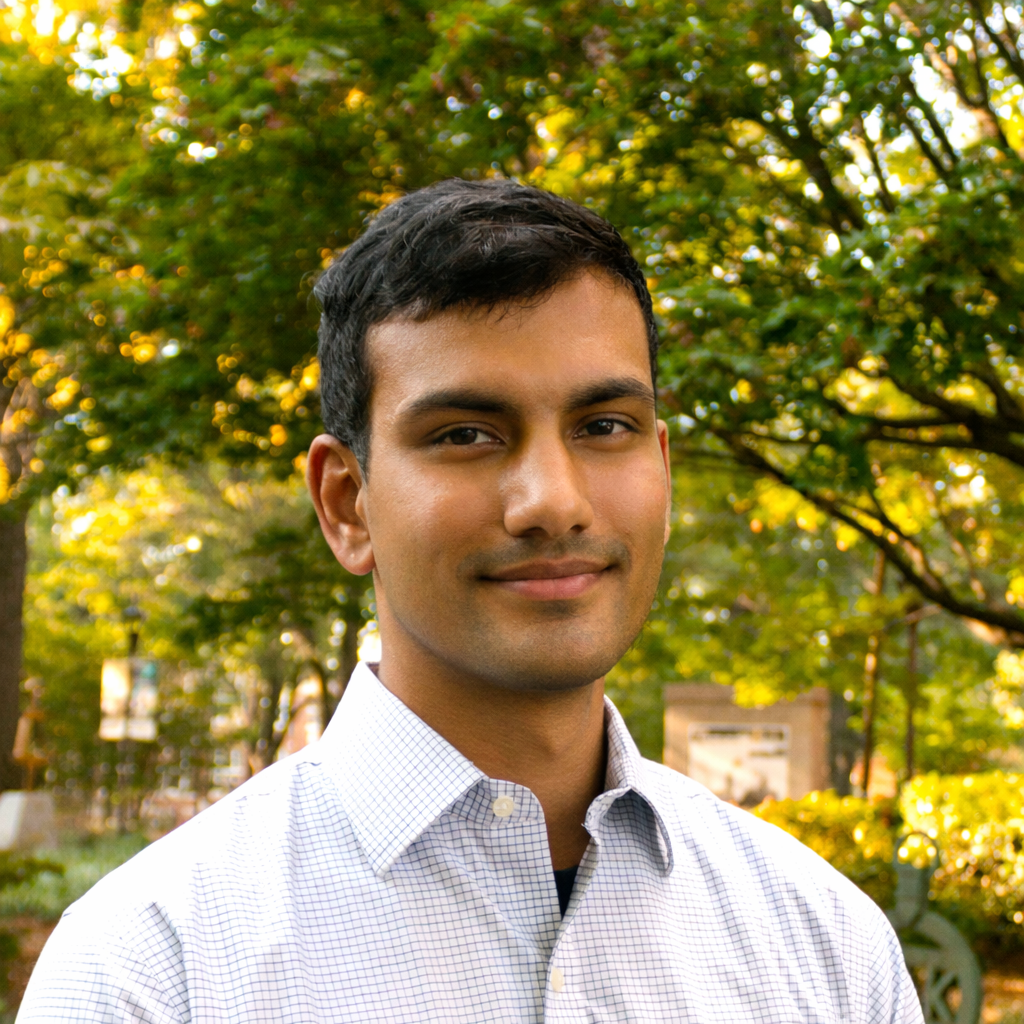 Portrait of Samhith Mitra, founder of Second Draft