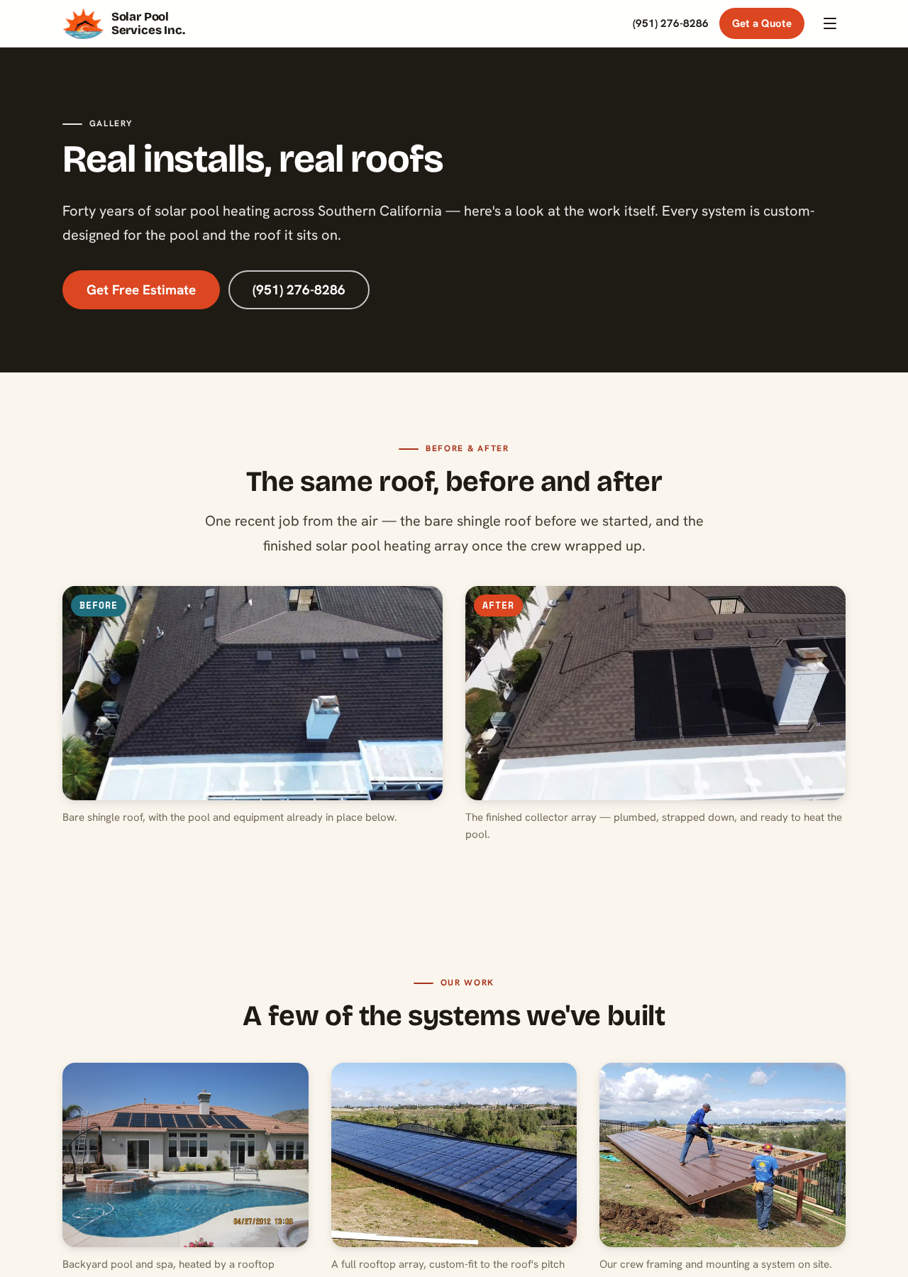 Installation gallery page